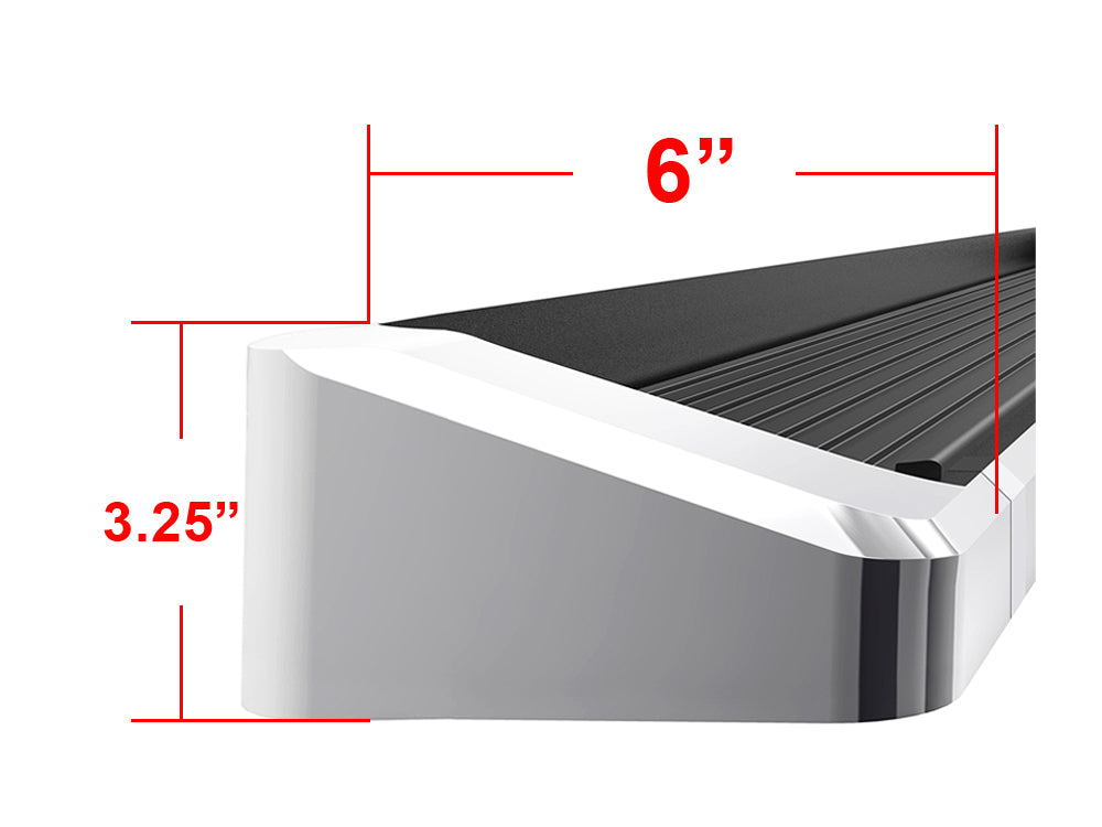 6061 Aircraft Aluminum Both Sides iRunning Board 2011-2026 Dodge Durango\  Will Not Fit Models With OE Skirt Cladding or Diesel Model IB04RIA3A