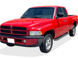 Stainless Steel Both Sides Running Board-H Series 1994-2001 Dodge Ram 1500 Club Cab\ 1994-2002 Dodge Ram 2500/3500 Club Cab\ 1998-2001 Dodge Ram 1500 Quad Cab (Excl. 2002 Body Style Sold in 2001)\ 1998-2002 Dodge Ram 2500/3500 Quad Cab IB04RJD6Y