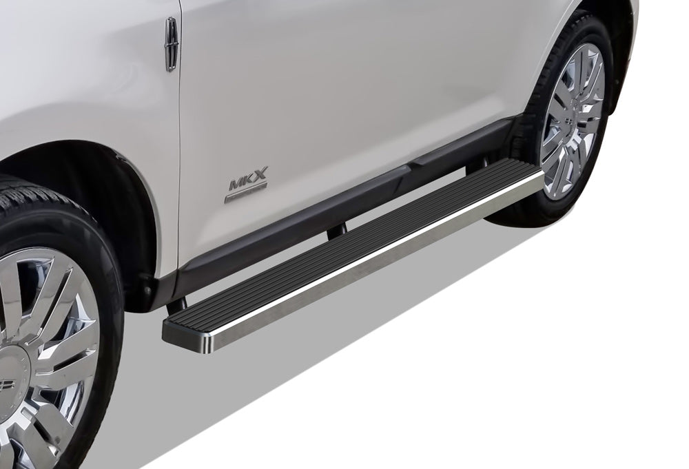 Stainless Steel Both Sides iStep 5 Inch 2007-2014 Ford Edge (Excl. Sport and Ecoboost equipped Models)\  2007-2010 Lincoln MKX (Excl. EcoBoost Model) *Will not work on vehicles equipped with power retracting boards. IB06EAC8A