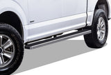 Stainless Steel Both Sides iStep 5 Inch 2015-2026 Ford F-150 SuperCrew Cab\ 2022-2026 Ford F-150 Lightning SuperCrew Cab\ 2017-2026 Ford F-250/F-350 /F-450/F-550 Super Duty Crew Cab IB06EAG5A