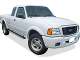 Stainless Steel Both Sides iStep 5 Inch 1998-2011 Ford Ranger Super Cab 2-Door (Drilling Required)\ 1998-2011 Ford Ranger "EDGE" Super Cab 2-Door (Drilling Required)\ 1998-2011 Mazda B-Series Super Cab 2-Door IB06EBA3A