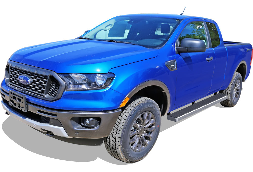 Stainless Steel Both Sides iStep 5 Inch 2019-2023 Ford Ranger Super Cab (with 2 Full Size Doors and 2 Suicide Doors) IB06ECA3A