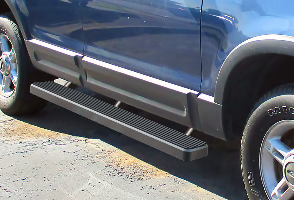 Stainless Steel Both Sides iStep 5 Inch 2002-2005 Ford Explorer 4-Door(Minor drilling required on vehicles with rear air and heat. Factory bolt plates must be used.) IB06EJH0B