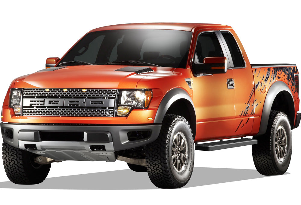 Stainless Steel Both Sides iStep 6 Inch 2015-2026 Ford F-150 Super Cab\ 2017-2026 Ford F-250/F-350/F-450/F-550 Super Duty Super Cab IB06FAH8B