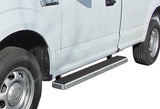 Stainless Steel Both Sides iStep 6 Inch 2015-2026 Ford F-150 Regular Cab (Excl. 2022-2026 F-150 Lighting EV)\ 2017-2026 Ford F-250/F-350/F-450/F-550 Super Duty Regular Cab IB06FAH9A