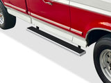 Stainless Steel Both Sides iStep 6 Inch 1980-1996 Ford F-150 Regular Cab (Incl. 97 Only HD Model)\ 1980-1996 Ford Bronco Full Size (Will not fit Lightning or w/ Snow plow prep package Models) IB06FBA0A
