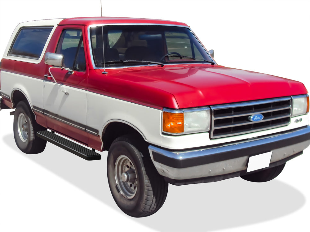 Stainless Steel Both Sides iStep 6 Inch 1980-1996 Ford F-150 Regular Cab (Incl. 97 Only HD Model)\ 1980-1996 Ford Bronco Full Size (Will not fit Lightning or w/ Snow plow prep package Models) IB06FBA0B