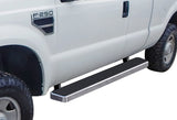 Stainless Steel Both Sides iStep 6 Inch 1999-2016 Ford F-250/F-350/F-450/F-550 Super Duty Super Cab IB06FJJ3A