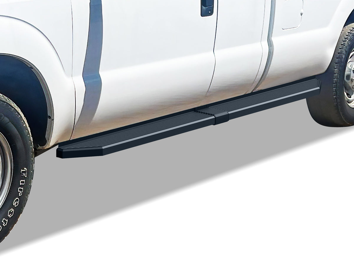 Stainless Steel Both Sides Running Board-H Series W2W 1999-2016 Ford F-250/F-350/F-450/F-550 Super Duty Super Cab\ 6.5 ft Bed IB06PJJ3LH