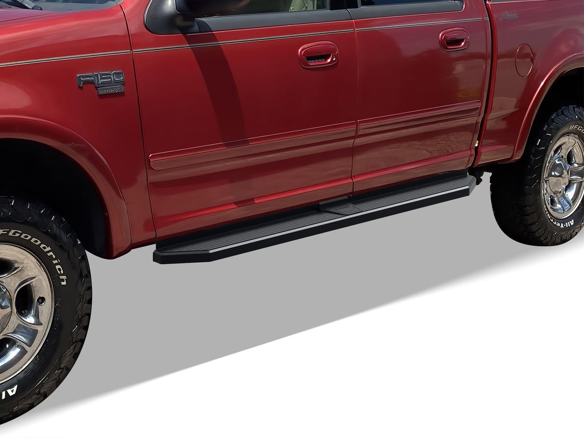Stainless Steel Both Sides Running Board-H Series 2001-2003 Ford F-150 SuperCrew Cab 4-Door (Incl. 2004 Heritage Model) IB06PJJ9H