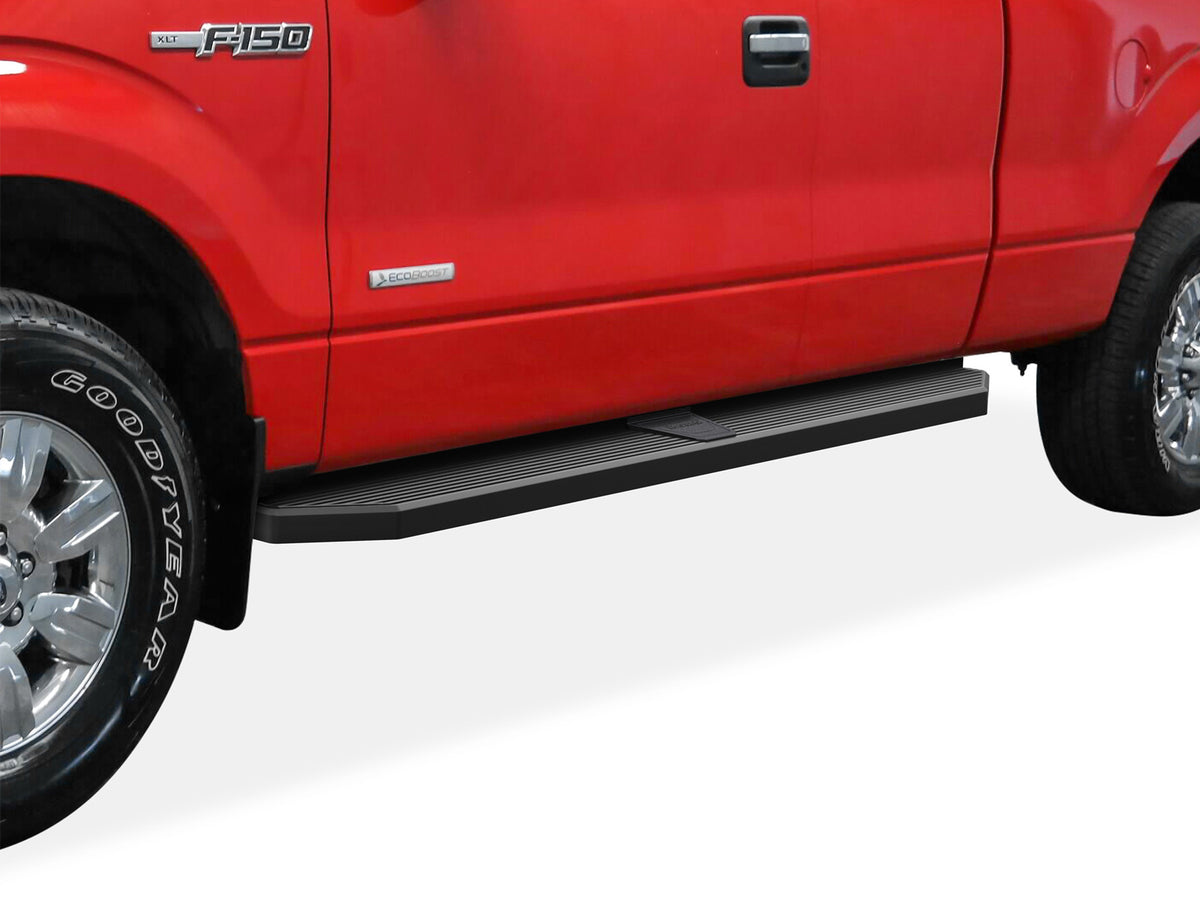 Stainless Steel Both Sides Running Board-H Series 2004-2014 Ford F-150 Super Cab (Excl. Heritage Edition) IB06RAG6H