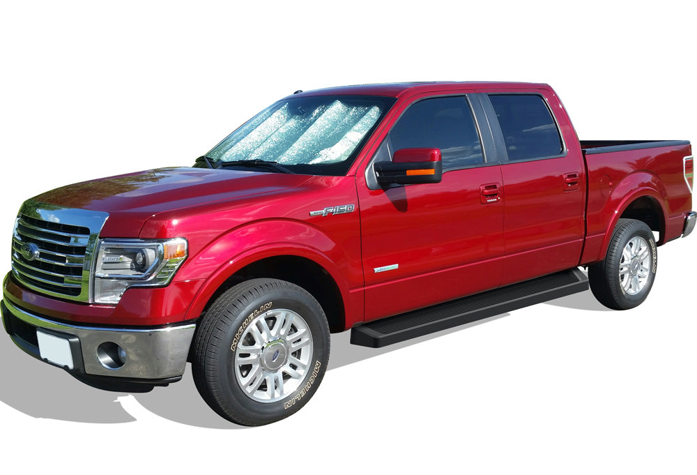 6061 Aircraft Aluminum Both Sides iRunning Board 2009-2014 Ford F-150 SuperCrew Cab IB06RAG7B