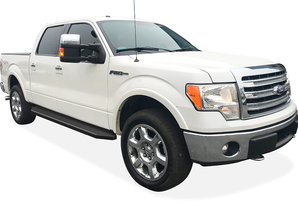 Stainless Steel Both Sides Running Board-H Series 2009-2014 Ford F-150 SuperCrew Cab IB06RAG7H