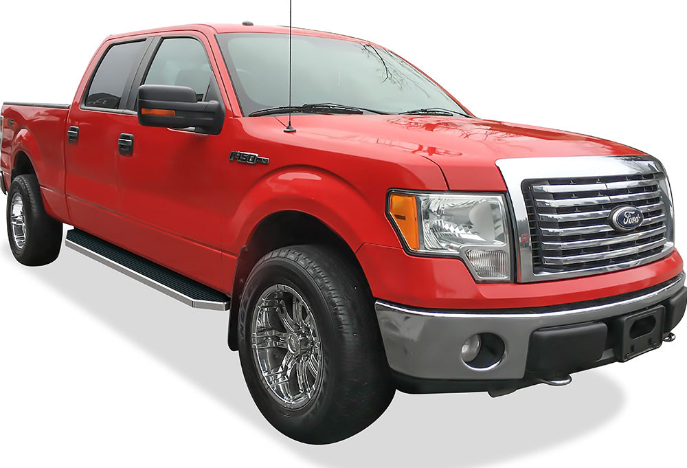 Stainless Steel Both Sides Running Board-H Series 2009-2014 Ford F-150 SuperCrew Cab IB06RAG7Y