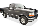 Stainless Steel Both Sides Running Board-H Series 1980-1996 F-Series Pickup Regular Cab (Incl. 97 Only HD Model)/ 1980-1996 Ford Bronco Full Size\ *Will not fit Lightning or w/ Snow plow prep package Models IB06RBA0H