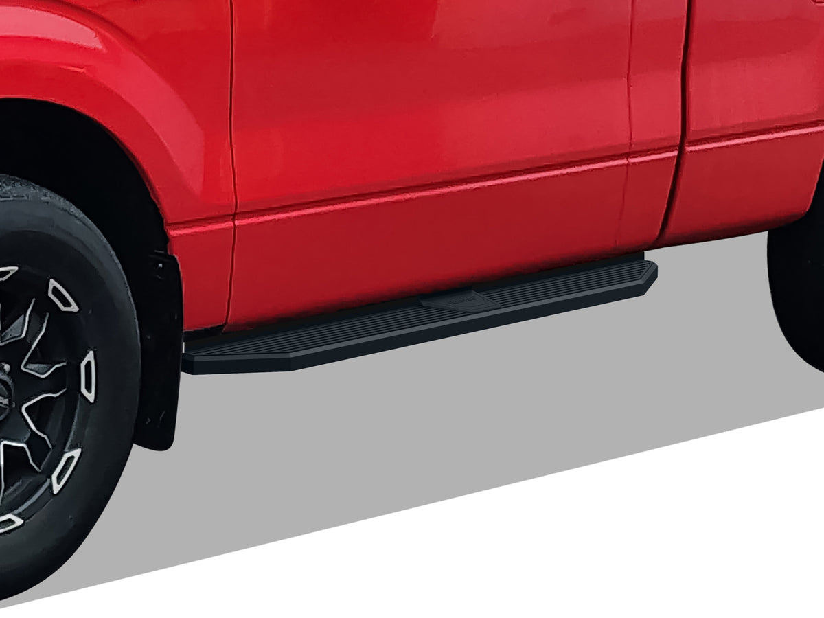 Stainless Steel Both Sides Running Board-H Series 2009-2014 Ford F-150 Regular Cab IB06RBA2H