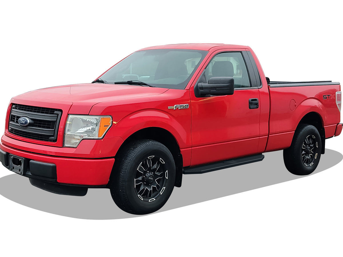 Stainless Steel Both Sides Running Board-H Series 2009-2014 Ford F-150 Regular Cab IB06RBA2H