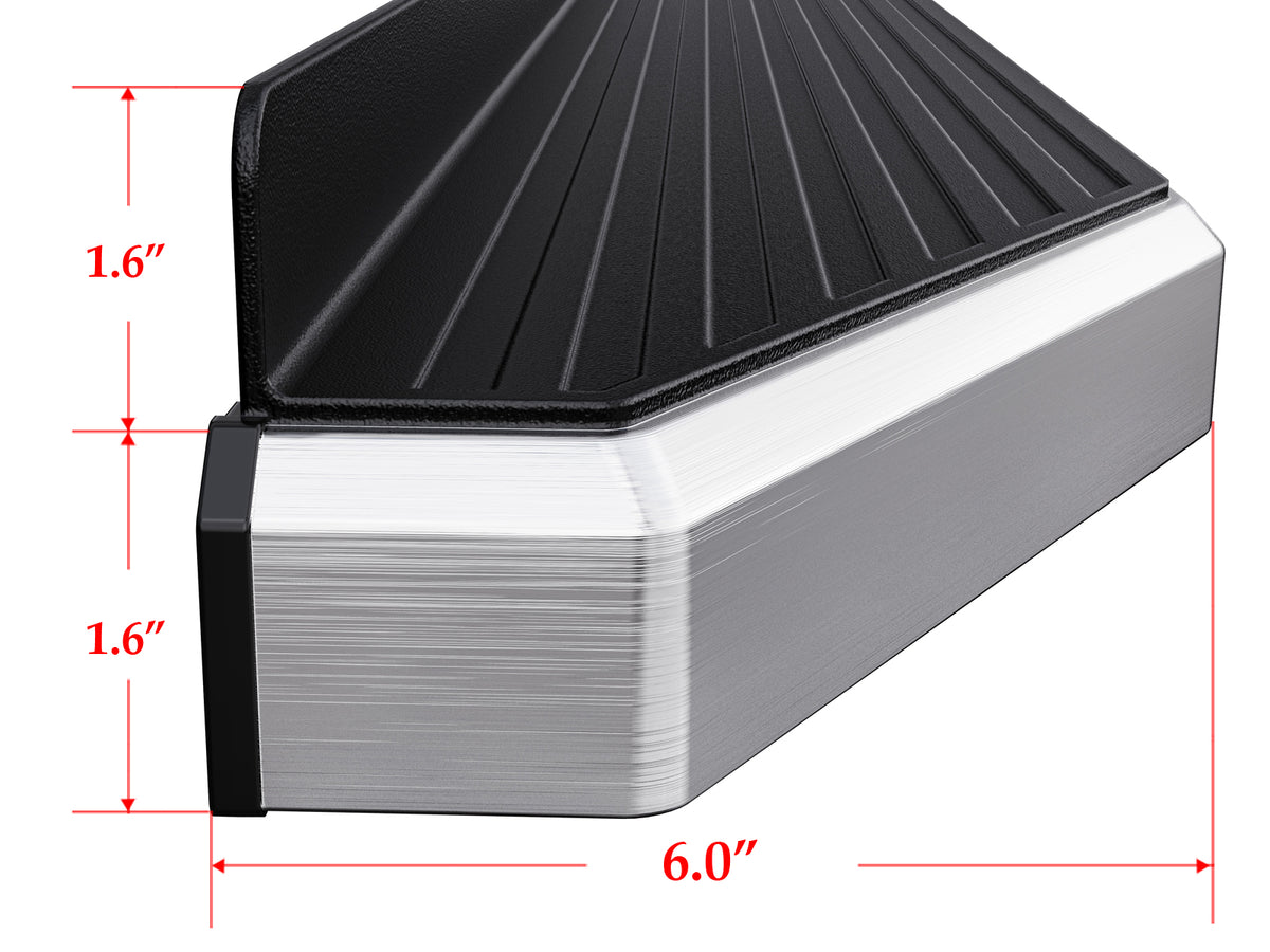 Stainless Steel Both Sides Running Board-H Series 2018-2026 Ford Expedition\ Excl. Max Model IB06RBC4Y