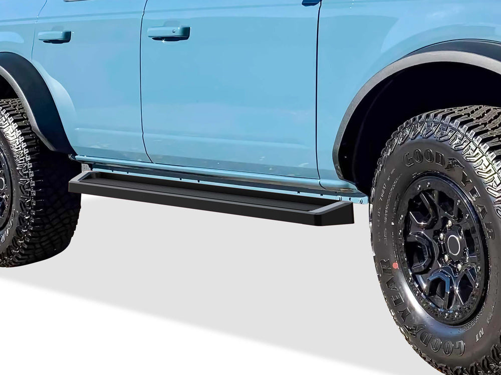 6061 Aircraft Aluminum Both Sides iRunning Board 2021-2026 Ford Bronco 4-Door IB06RCA1B