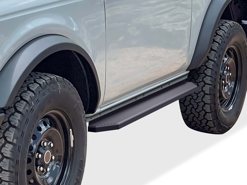 Stainless Steel Both Sides Running Board-H Series 2021-2026 Ford Bronco 2-Door IB06RCA2H