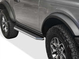 Stainless Steel Both Sides Running Board-H Series 2021-2026 Ford Bronco 2-Door IB06RCA2Y