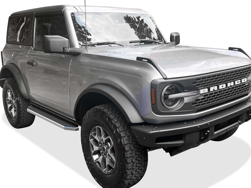 Stainless Steel Both Sides Running Board-H Series 2021-2026 Ford Bronco 2-Door IB06RCA2Y