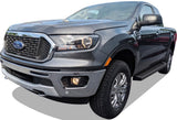 6061 Aircraft Aluminum Both Sides iRunning Board 2019-2023 Ford Ranger Super Cab (with 2 Full Size Doors and 2 Suicide Doors) IB06RCA3B