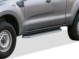 Stainless Steel Both Sides Running Board-H Series 2019-2023 Ford Ranger Super Cab  (with 2 Full Size Doors and 2 Suicide Doors) IB06RCA3Y