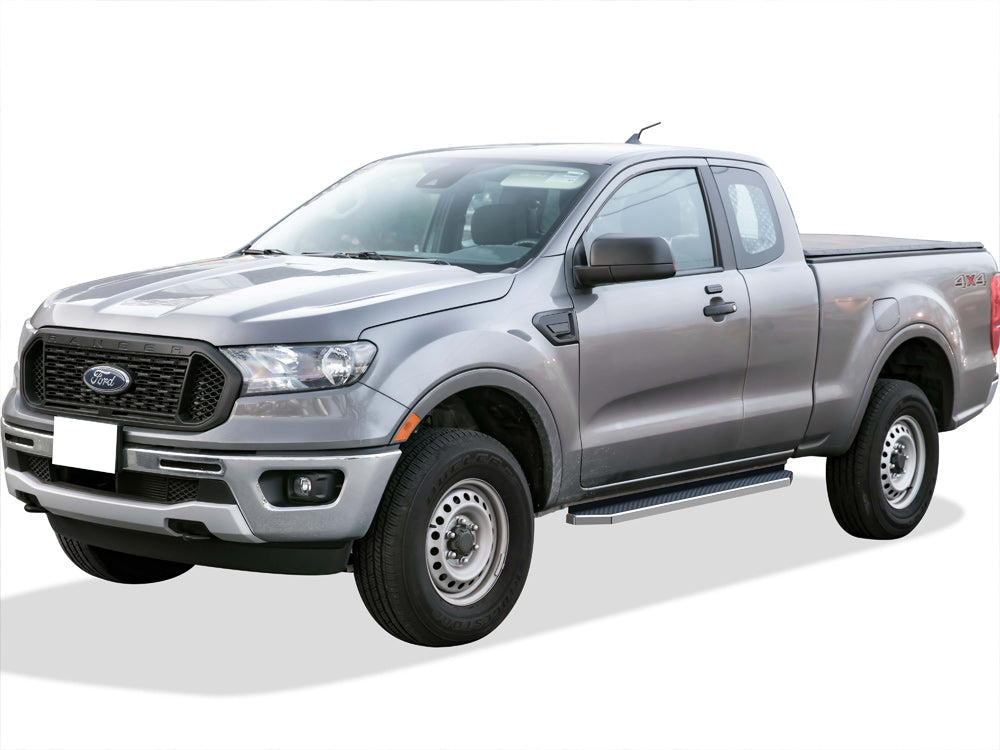 Stainless Steel Both Sides Running Board-H Series 2019-2023 Ford Ranger Super Cab  (with 2 Full Size Doors and 2 Suicide Doors) IB06RCA3Y