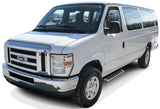 6061 Aircraft Aluminum Both Sides iRunning Board 1999-2014 Ford Econoline Van (Full Size) For 3-Door Models Only IB06RDJ4A