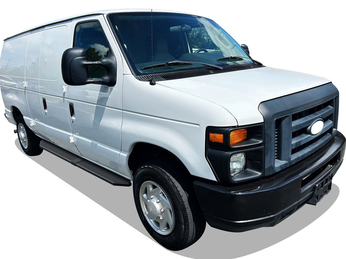 Stainless Steel Both Sides Running Board-H Series 1999-2014 Ford Econoline Van (Full Size) For 3 Door Models Only IB06RDJ4H
