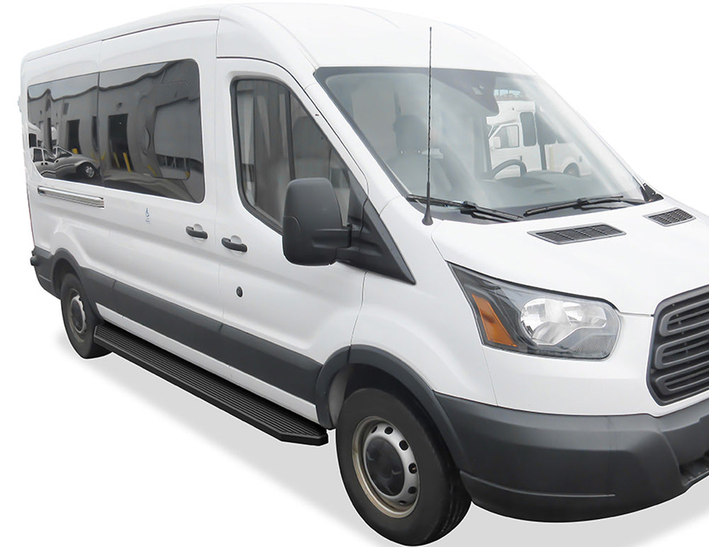 Stainless Steel Both Sides Running Board-H Series 2015-2026 Ford Transit Van (Full Size)\ Exclude 2022-2026 E-Transit\ For 3-Door Models Only IB06RDJ5H