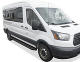 Stainless Steel Both Sides Running Board-H Series 2015-2026 Ford Transit Van (Full Size)\ Exclude 2022-2026 E-Transit\ For 3-Door Models Only IB06RDJ5H