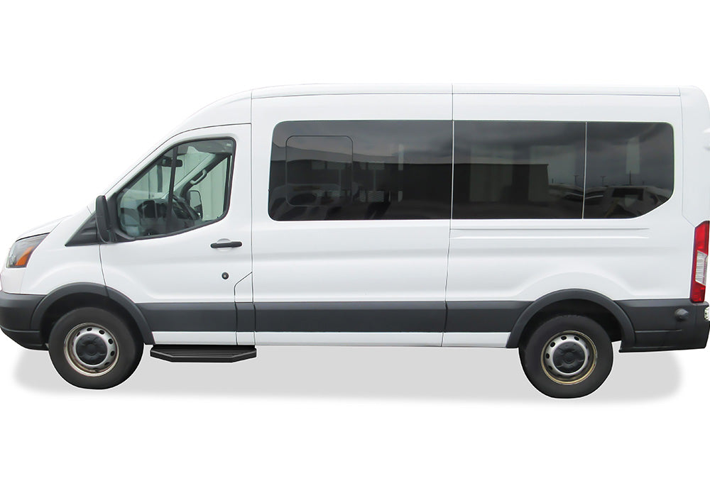 Stainless Steel Both Sides Running Board-H Series 2015-2026 Ford Transit Van (Full Size)\ Exclude 2022-2026 E-Transit\ For 3-Door Models Only IB06RDJ5H