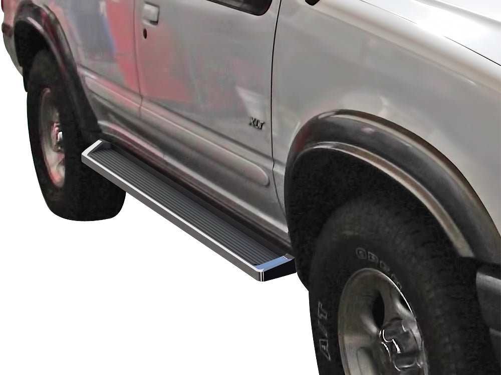 6061 Aircraft Aluminum Both Sides iRunning Board 1995-2001 Ford Explorer 4-Door(Excl. 2002 Body Style and All Sport Trim) (Will Excl. Models With Mud Flaps) IB06RIB1A