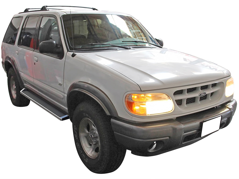 6061 Aircraft Aluminum Both Sides iRunning Board 1995-2001 Ford Explorer 4-Door(Excl. 2002 Body Style and All Sport Trim) (Will Excl. Models With Mud Flaps) IB06RIB1A