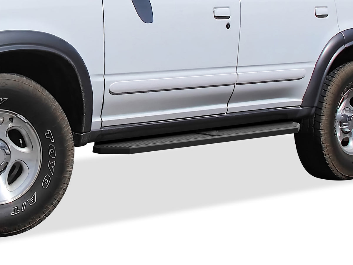 Stainless Steel Both Sides Running Board-H Series 1995-2001 Ford Explorer 4-Door (Excl. 02 Body Style;Excl. All Sport Trim)\ *Will Not Fit Models With Mud Flaps IB06RIB1H