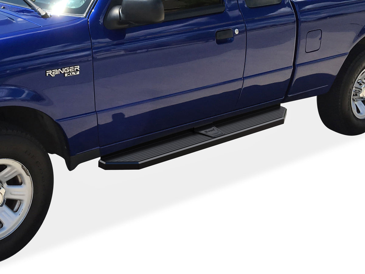 Stainless Steel Both Sides Running Board-H Series 1999-2011 Ford Ranger Super Cab 4 Door\ 1999-2011 Ford Ranger EDGE Super Cab 4 Door\ 1999-2011 Mazda B-Series Super Cab 4 Door IB06RJC9H