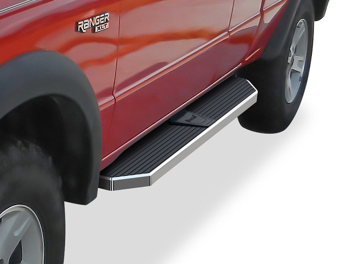 Stainless Steel Both Sides Running Board-H Series 1999-2011 Ford Ranger Super Cab 4-Door\ 1999-2011 Ford Ranger "EDGE" Super Cab 4-Door\ 1999-2011 Mazda B-Series Super Cab 4-Door IB06RJC9Y