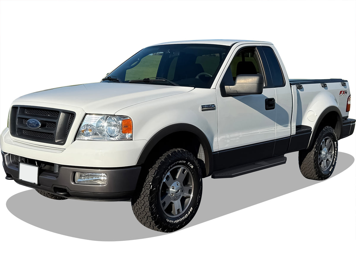 Stainless Steel Both Sides Running Board-H Series 2004-2008 Ford F-150 Regular Cab\ (Excl. 04 Heritage Edition) IB06RJD2H