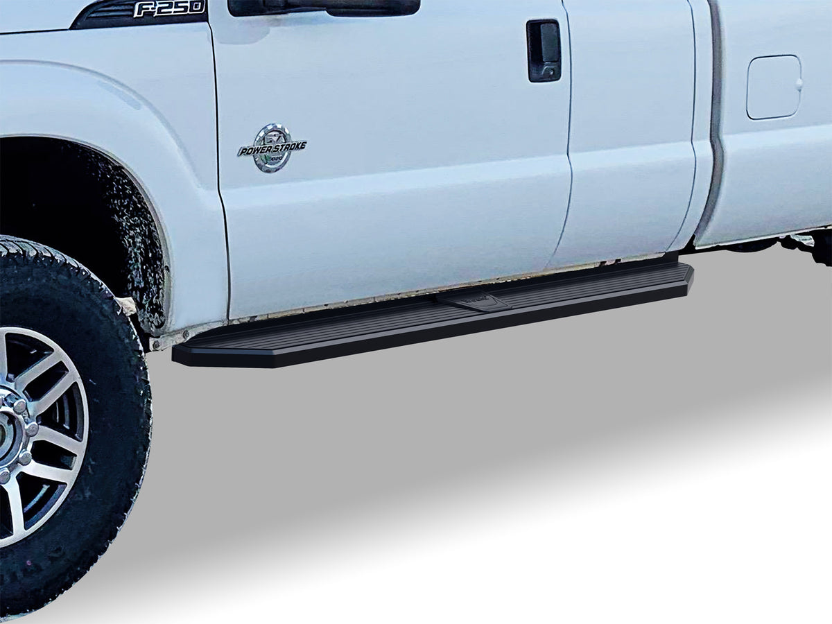 Stainless Steel Both Sides Running Board-H Series 1999-2016 Ford F-250/F-350/F-450/F-550 Super Duty Super Cab IB06RJJ3H