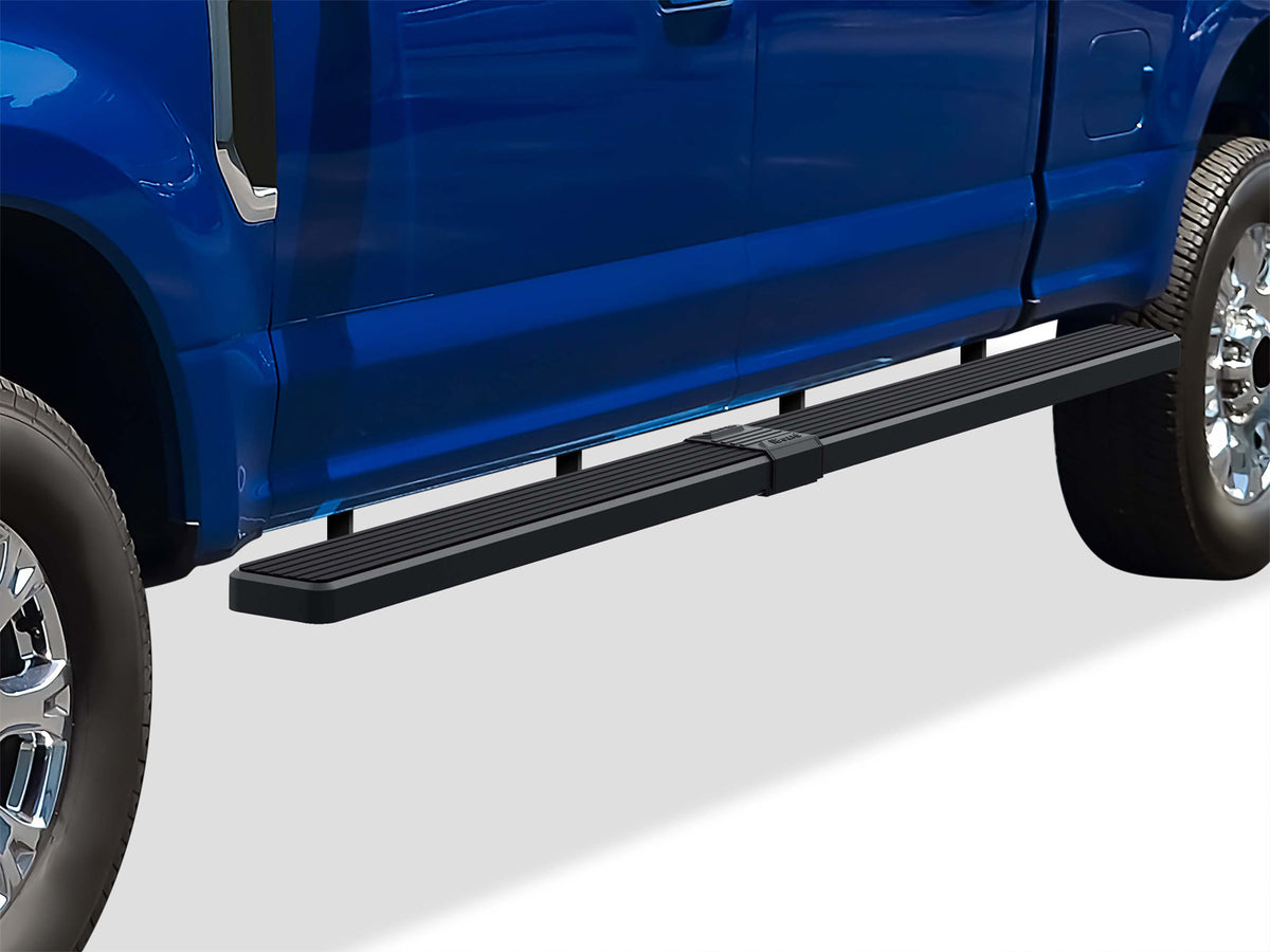 Stainless Steel Both Sides iStep W2W 5 Inch 2015-2026 Ford F-150 SuperCrew Cab\ 2017-2026 Ford F-250/F-350 /F-450/F-550 Super Duty Crew Cab\ For 6.5 ft Bed Only IB06WAG5LB