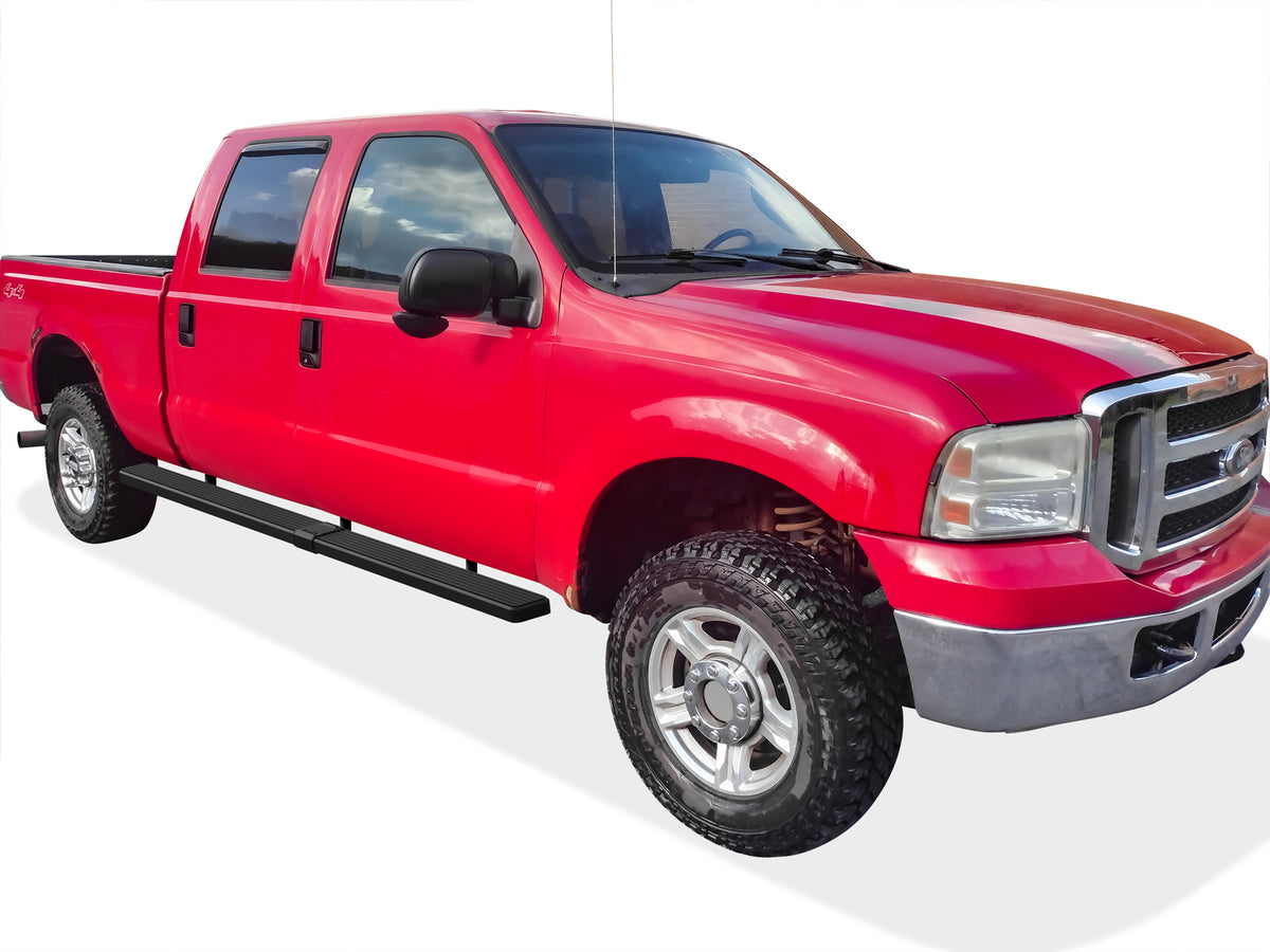 Stainless Steel Both Sides iStep W2W 5 Inch 1999-2016 Ford F-250/F-350/F-450/F-550 Super Duty Crew Cab 5.5 ft Bed IB06WJA1SB
