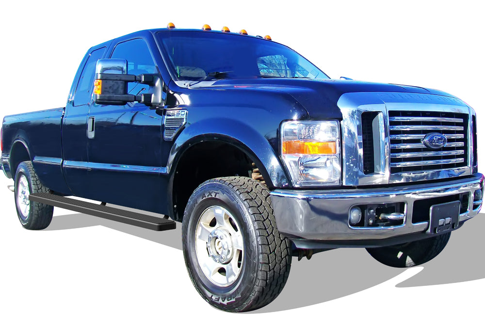 Stainless Steel Both Sides iStep W2W 5 Inch 1999-2016 Ford F-250/F-350/F-450/F-550 Super Duty Super Cab\ 5.5 ft Bed IB06WJJ3SB