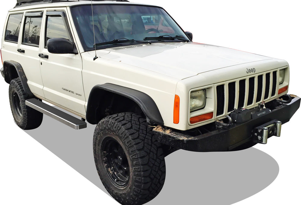 Stainless Steel Both Sides iStep 5 Inch 1984-2000 Jeep Cherokee 4-Door ONLY IB10EBA7A