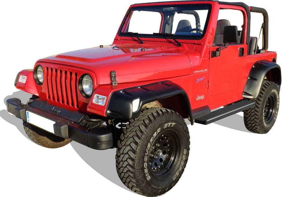 Stainless Steel Both Sides iStep 5 Inch 1987-2006 Jeep Wrangler IB10EJH4B
