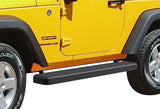 Stainless Steel Both Sides iStep 6 Inch 2007-2018 Jeep Wrangler JK 2-Door(Factory sidesteps or rock rails have to be removed) IB10FAJ6B