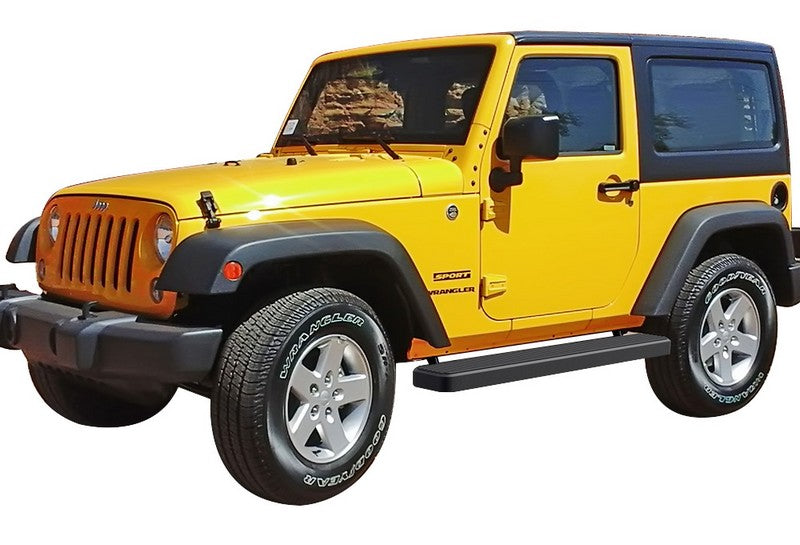Stainless Steel Both Sides iStep 6 Inch 2007-2018 Jeep Wrangler JK 2-Door(Factory sidesteps or rock rails have to be removed) IB10FAJ6B