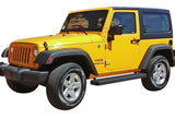 Stainless Steel Both Sides iStep 6 Inch 2007-2018 Jeep Wrangler JK 2-Door(Factory sidesteps or rock rails have to be removed) IB10FAJ6B