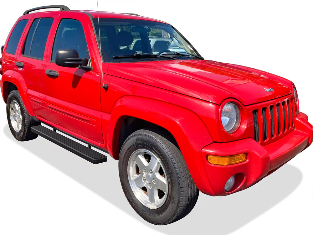 Stainless Steel Both Sides iStep 6 Inch 2002-2007 Jeep Liberty (*Without Mudflaps, Factory "Rock Rails" Must Be Removed If Equipped And Cannot Be Reinstalled) IB10FJH1B
